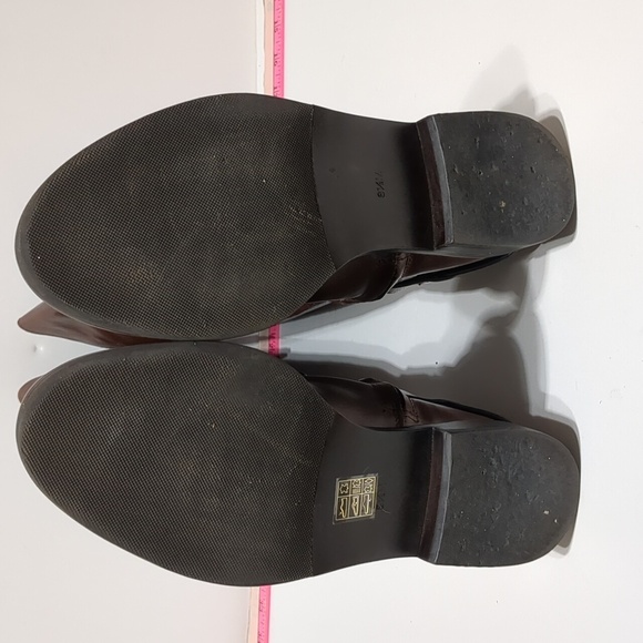 TORY BURCH COLTON ALMOND LEATHER RIDING BOOT, Size 8.5 M - Picture 9 of 10